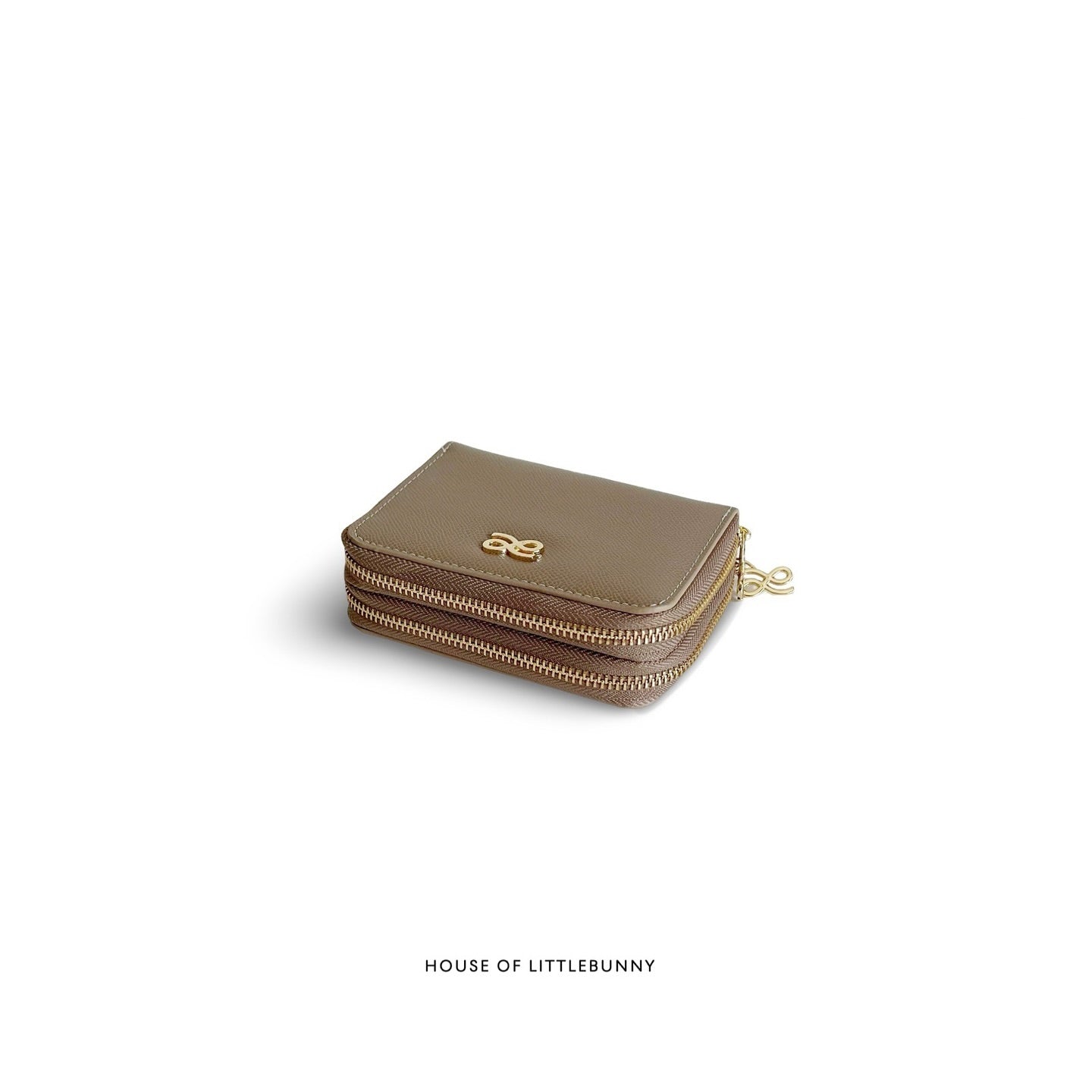 HOLB - Doublet Zip Wallet PU Tan Taupe