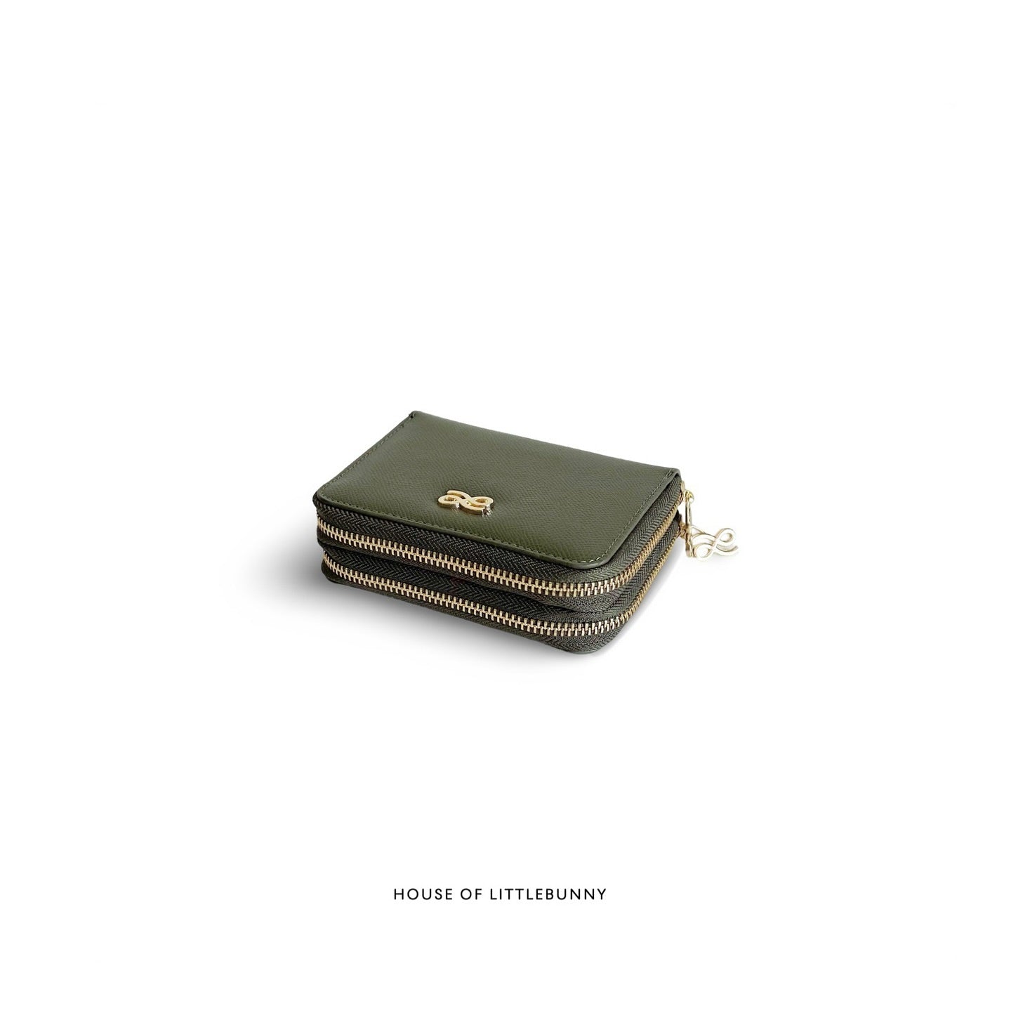 HOLB - Doublet Zip Wallet PU Midnight Green