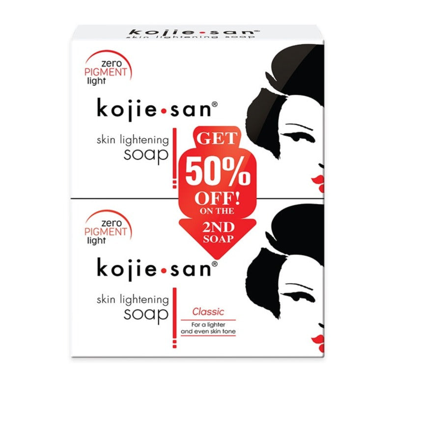 Kojie San Skin Lightening Soap with Classic Twin Pack 135g x 2S