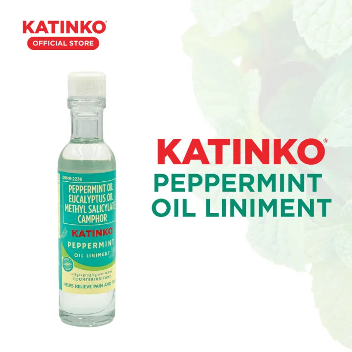 Katinko Scented Oil Liniments 35ml - Ginger & Patchouli, Peppermint, Lavender