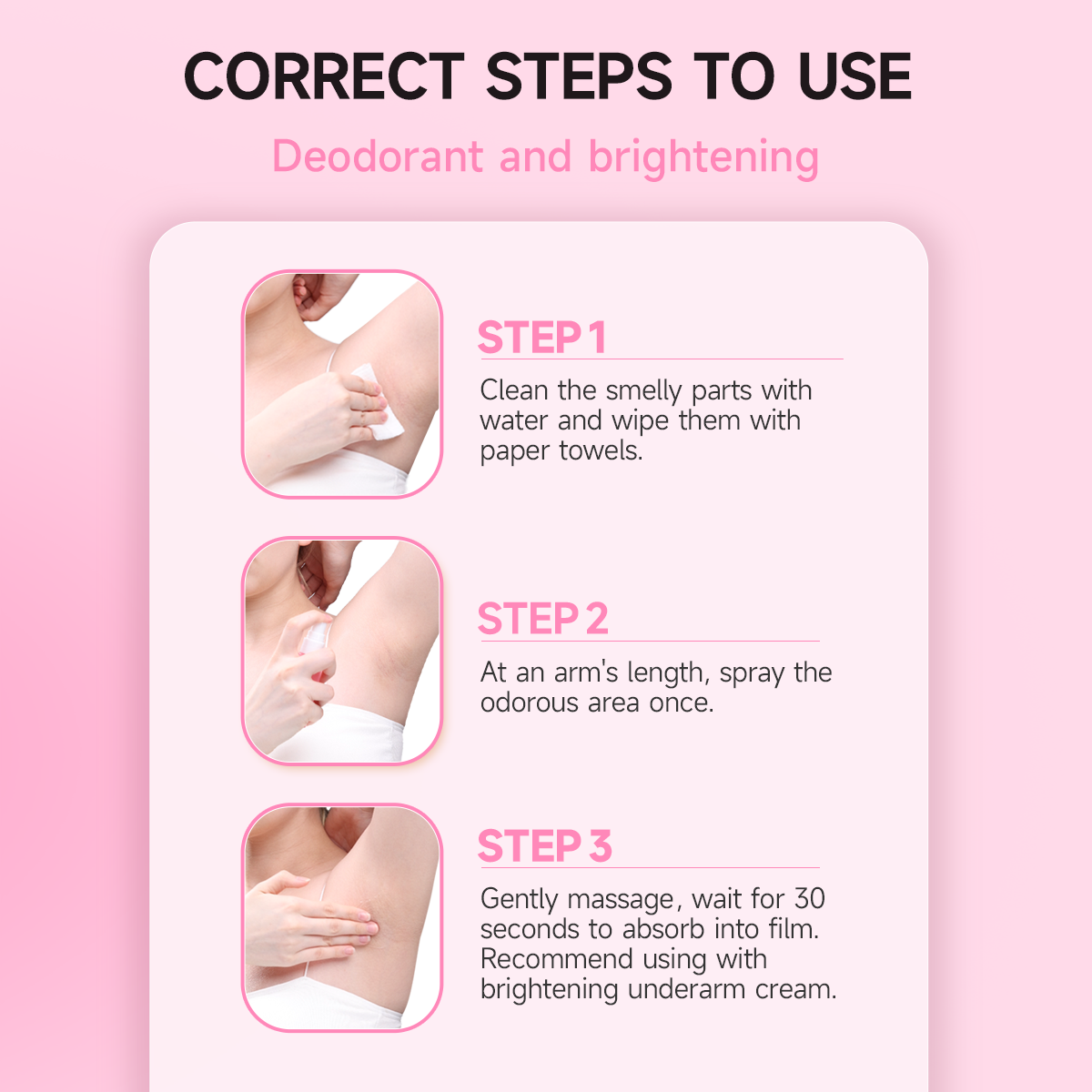 GMEELAN Sakura Gluta Brightening Underarm Arm Cream 30g