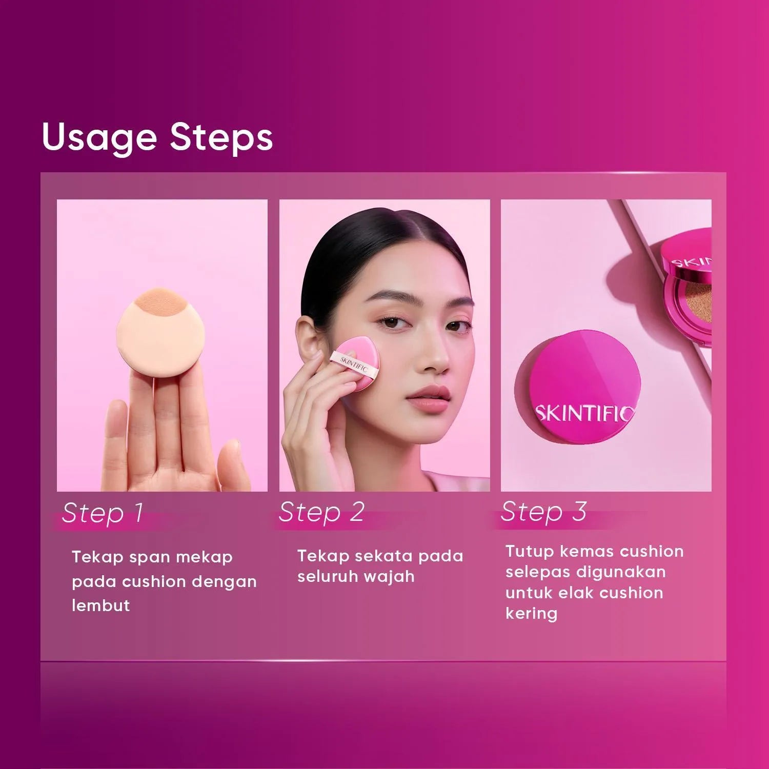 Skintific Cover Glow Perfect Cushion - 02 Ivory