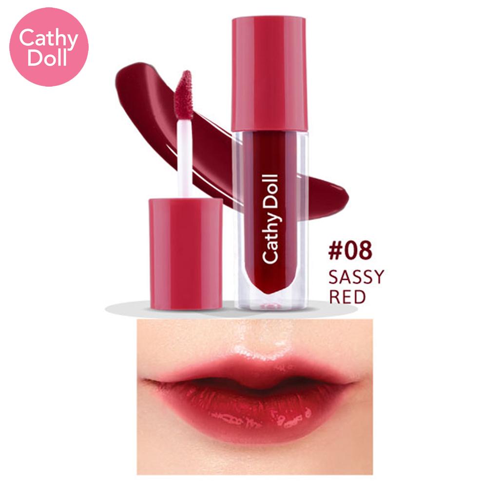 Cathy Doll Glow Gel Tint 2.7g - 08 Sassy Red