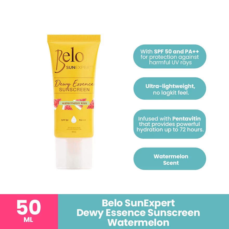Belo SunExpert Dewy Essence Sunscreen SPF50 50ml (Watermelon)