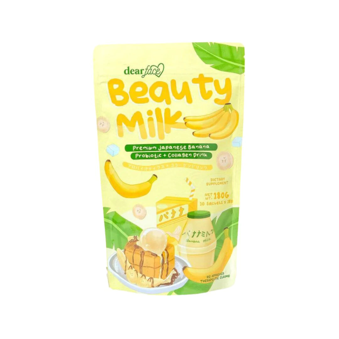 Dear Face Beauty Milk Banana Probiotic + Collagen
