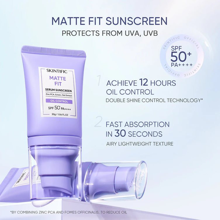 Skintific Matte Fit Serum Sunscreen SPF 50+ PA++ 50g