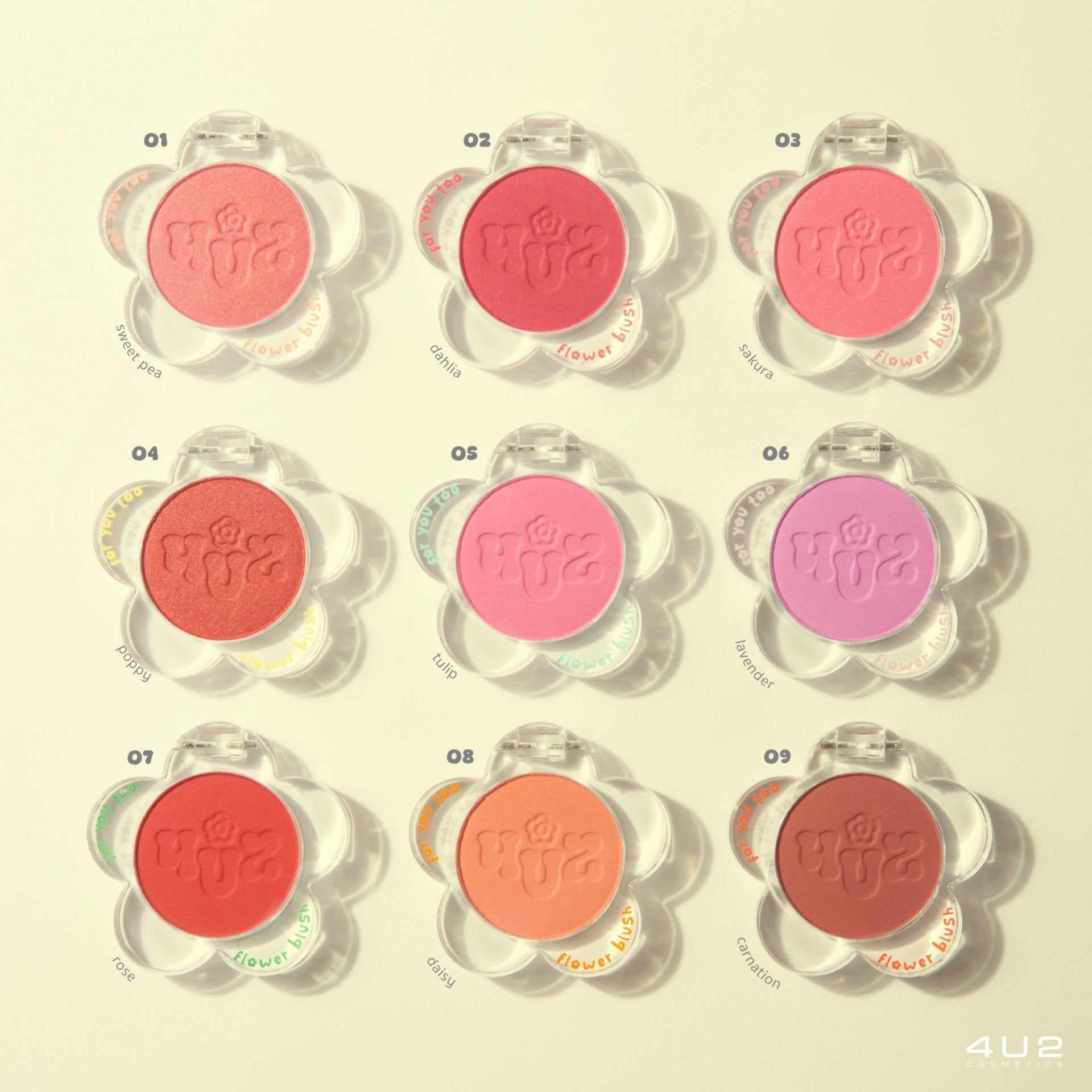 4U2 Flower Blush - 07 Rose