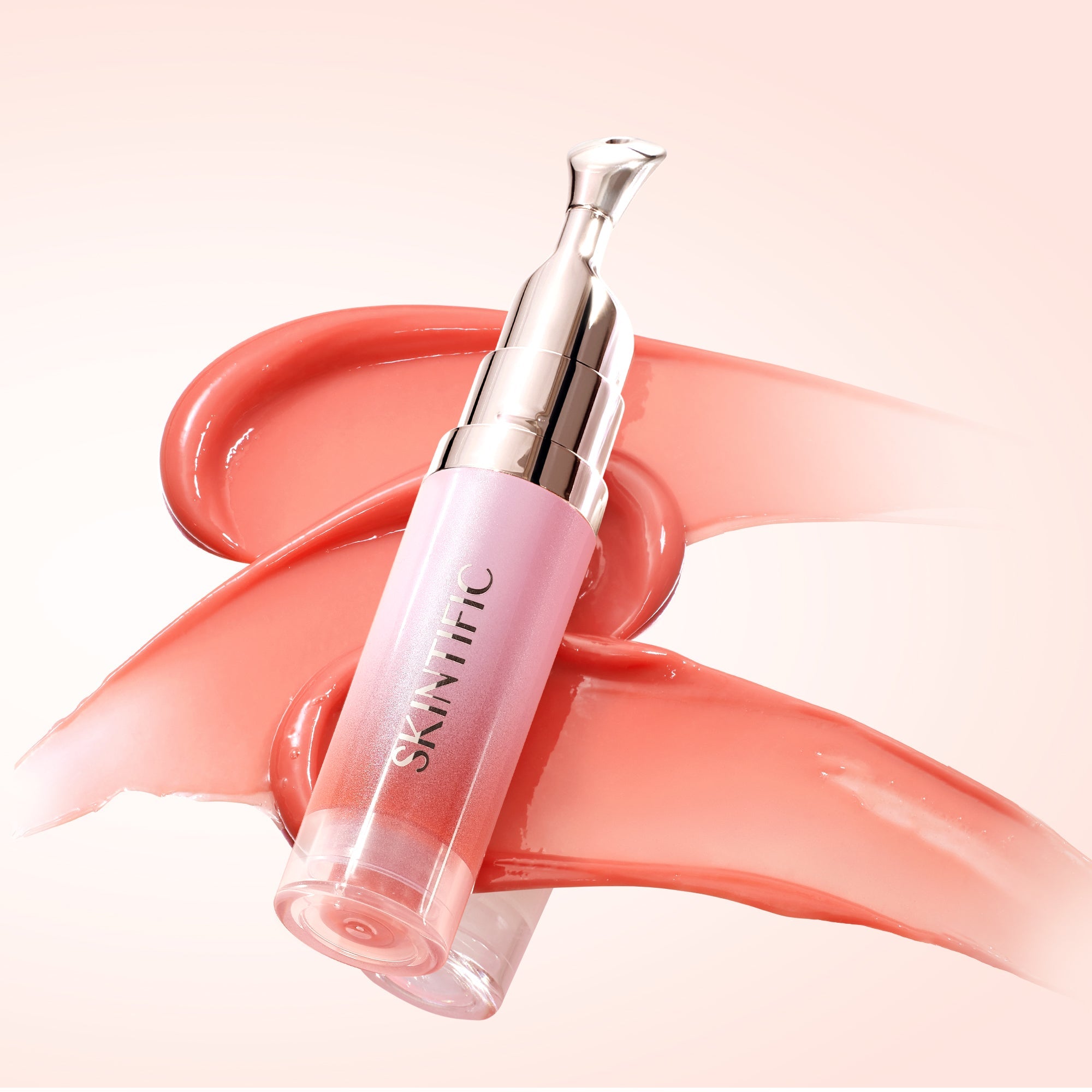 Skintific Peptide Brightening Lip Serum 6.5ml - Peach Rose