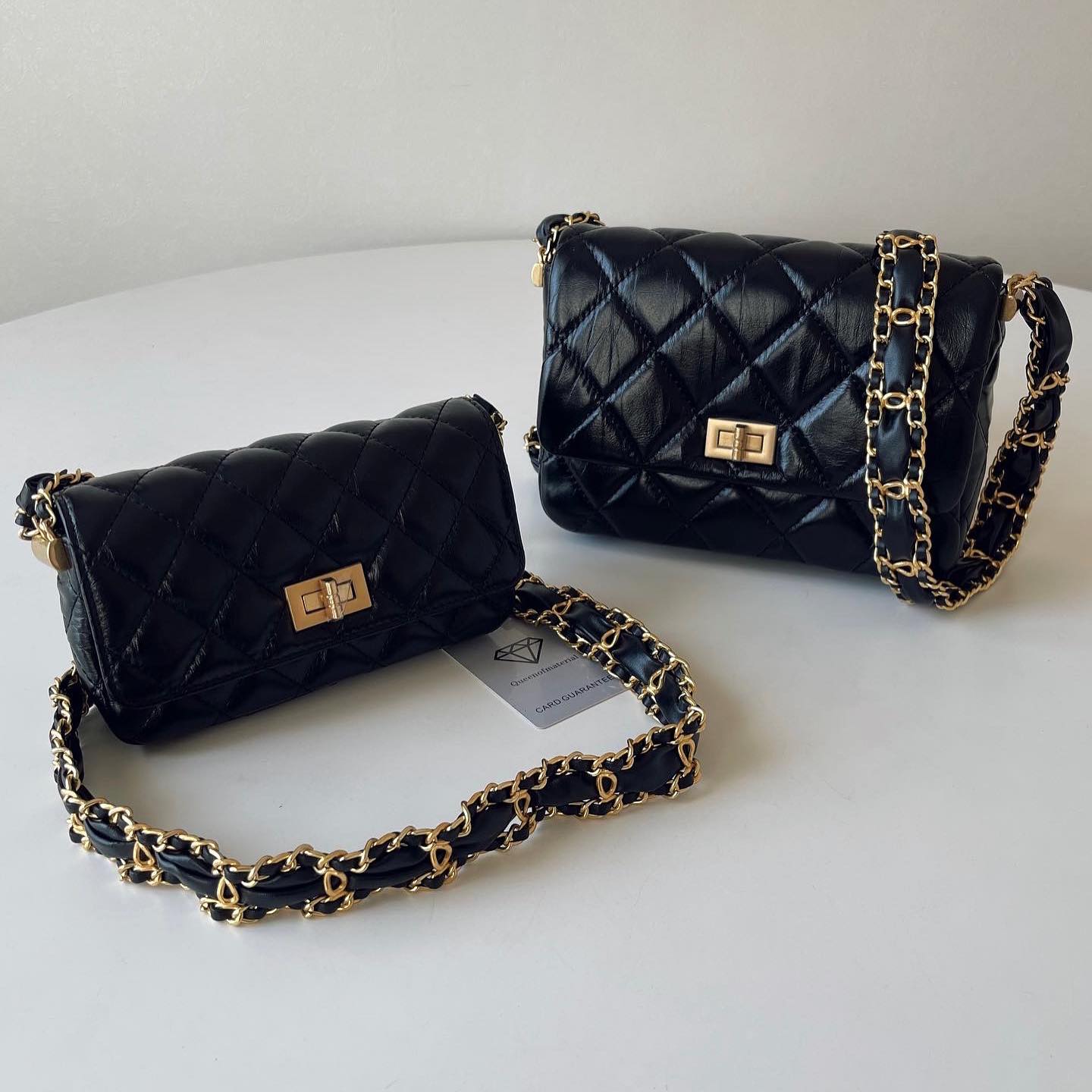 Mini Cielo Clutch Bag PU - Black