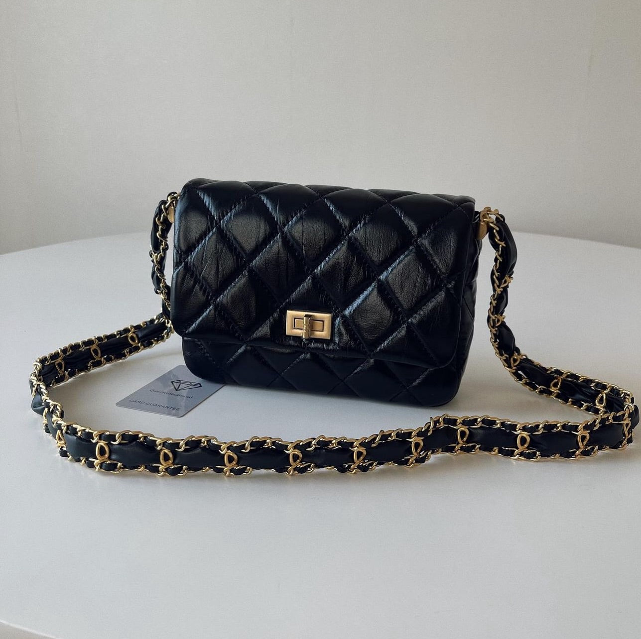 Mini Cielo Clutch Bag PU - Black