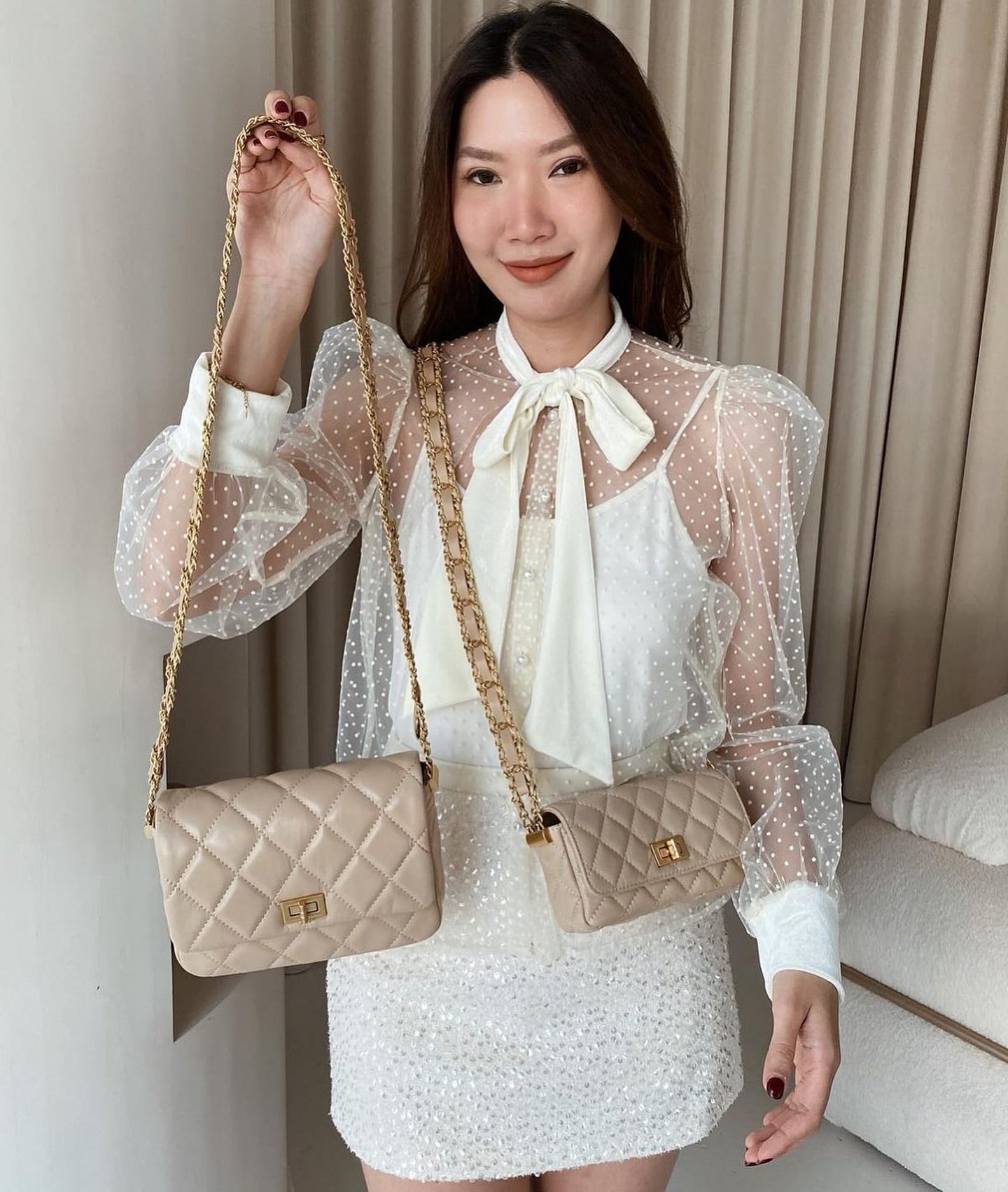 Mini Cielo Clutch Bag PU - Black