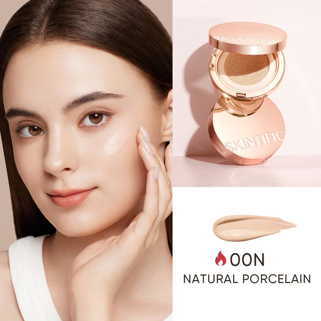Skintific Cover All Perfect Cushion Foundation - 00N Natural Porcelain Full Size