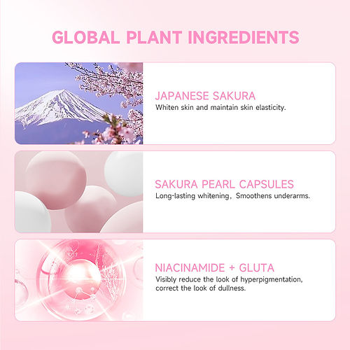 GMEELAN Sakura Gluta Brightening Underarm Arm Cream 30g