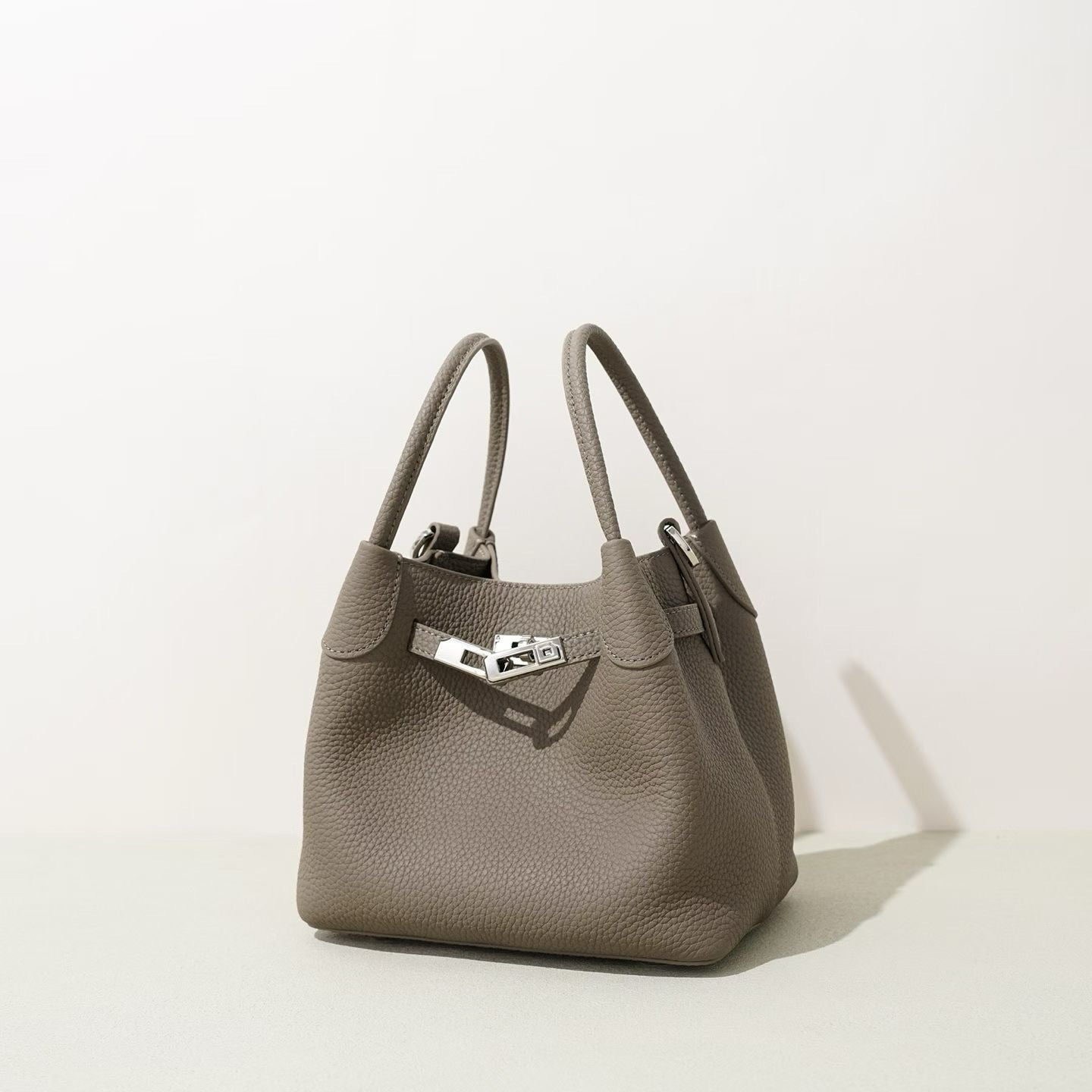 CHNB Bucket Bag SHW -  Tan Taupe