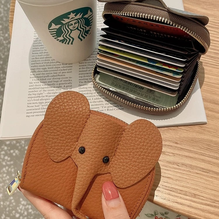 CHNB Elephant Card Holder - Gold