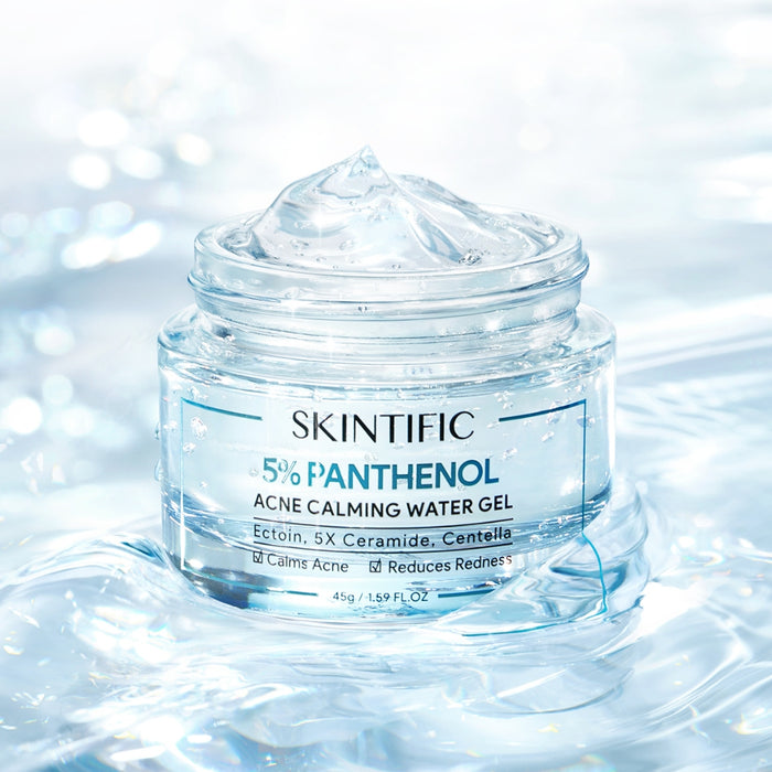 Skintific 5% Panthenol Acne Calming Water Facial Moisturiser Gel 45g