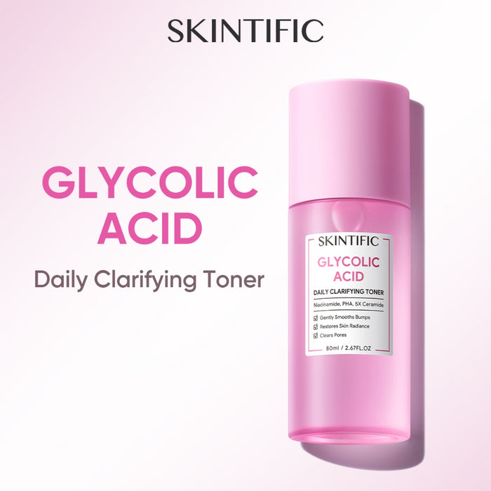 Skintific Glycolic Acid Clarifying Toner 80ml