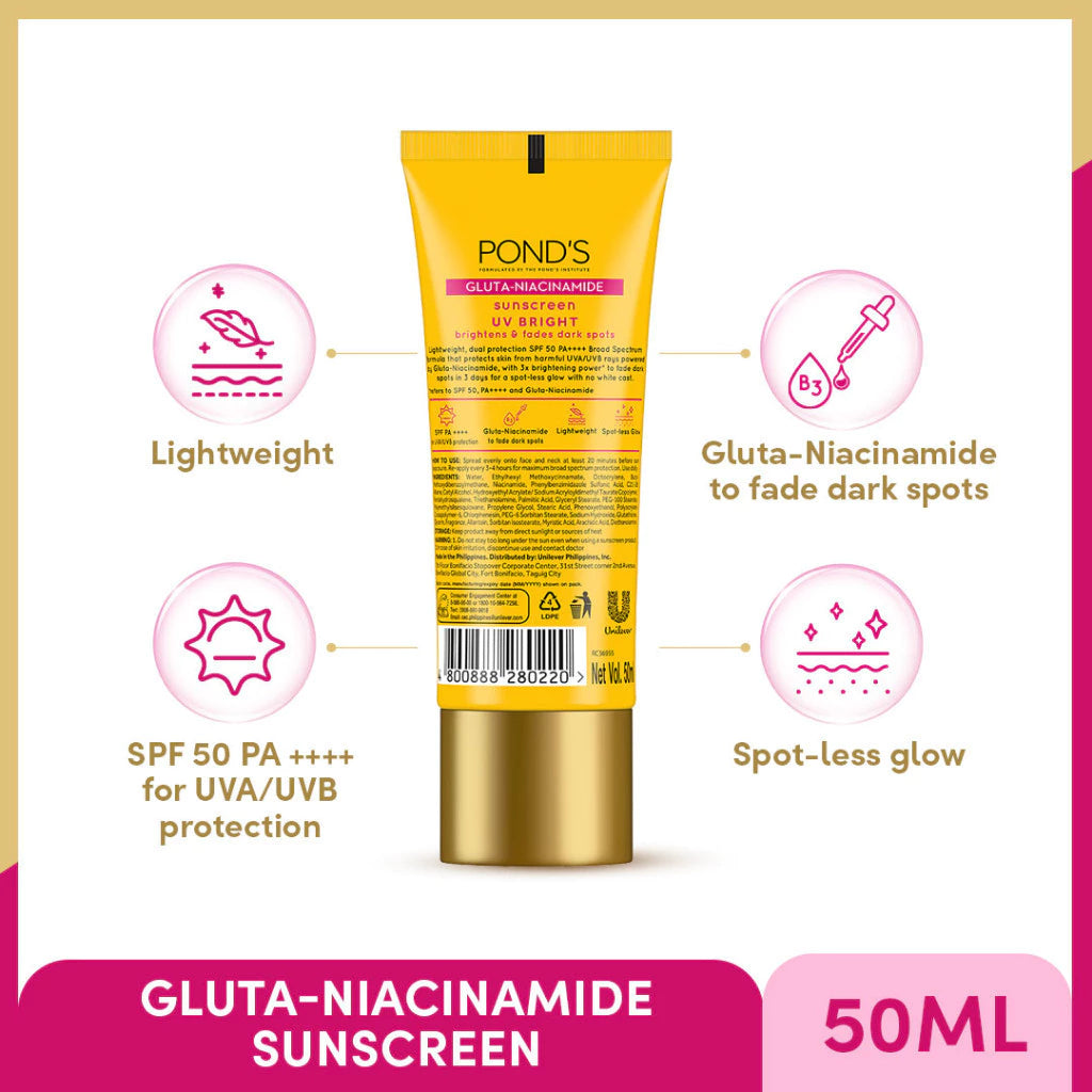 Pond's UV Bright Sunscreen 50ml