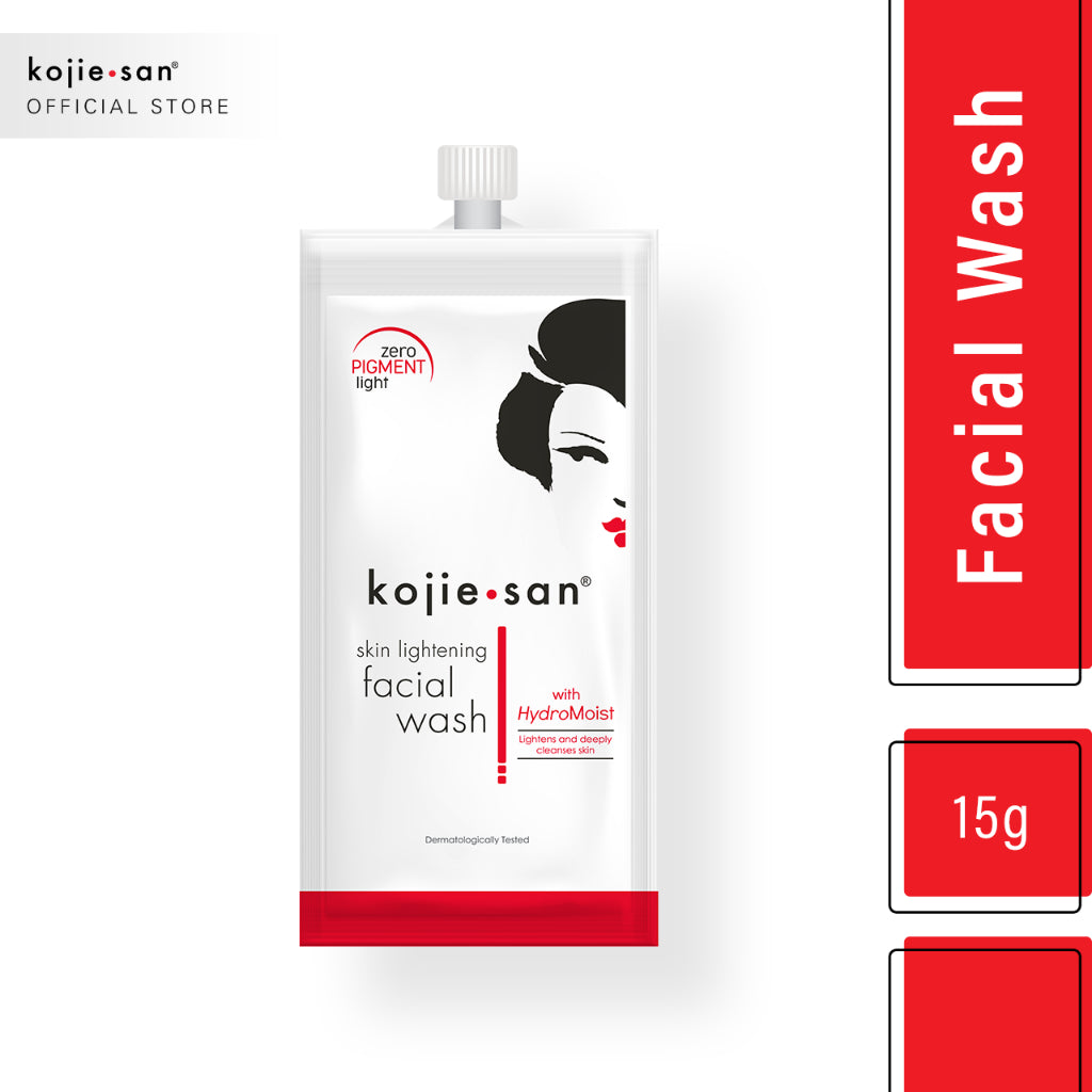 Kojie San Skin Lightening Facial Wash with Hydromoist 15g