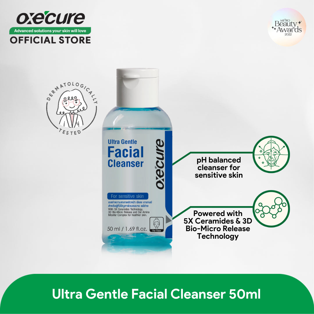 OXECURE Ultra Gentle Facial Cleanser 50ml