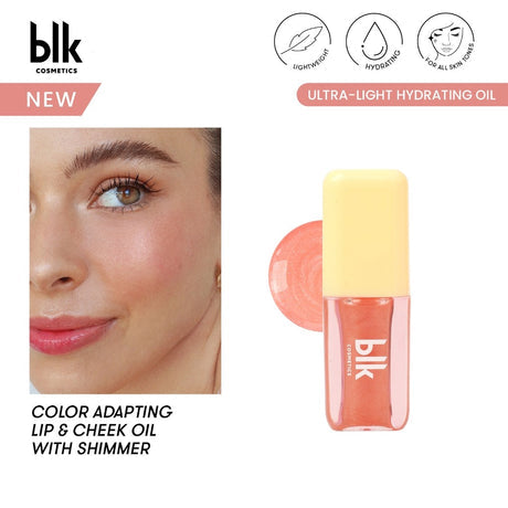 blk Cosmetics Fresh Color Adapting Lip And Cheek Oil - Shimmer