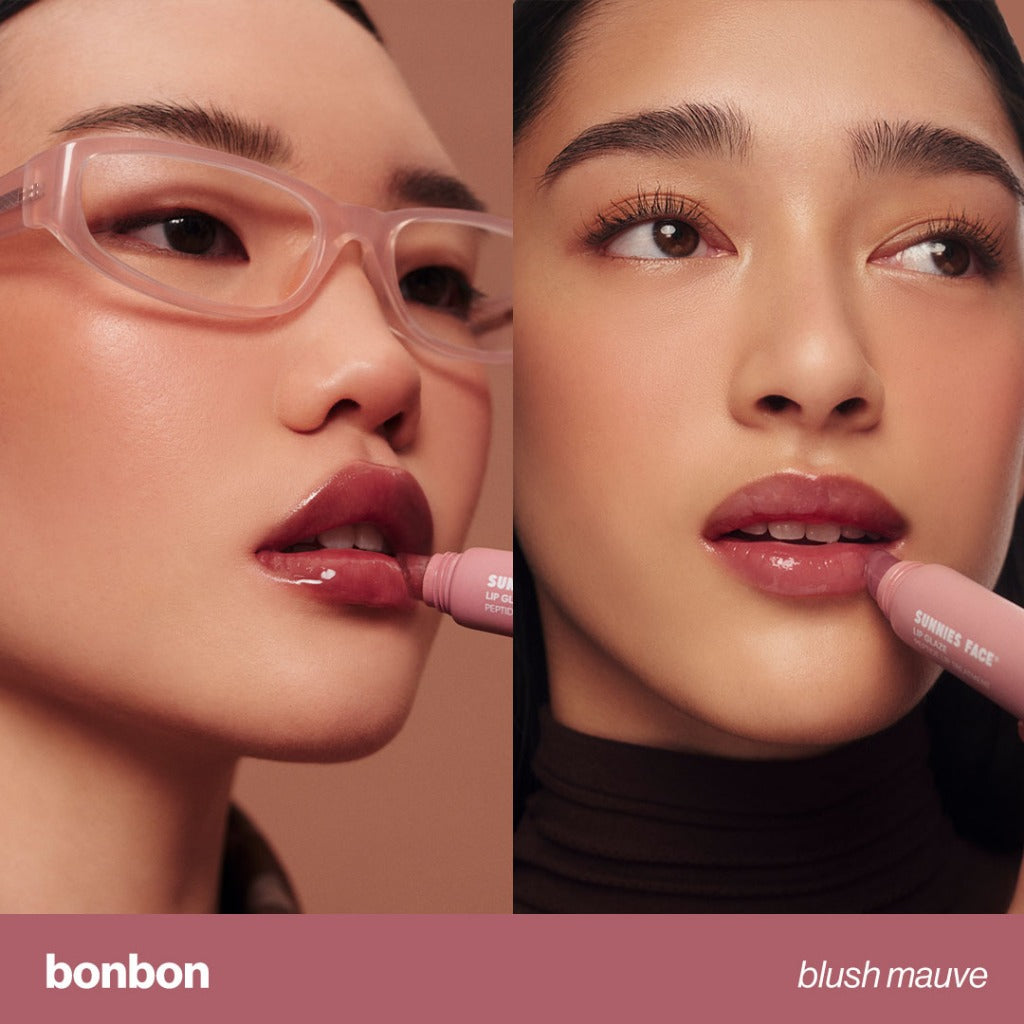 Sunnies Face Lip Glaze - Bonbon (Blush Mauve)