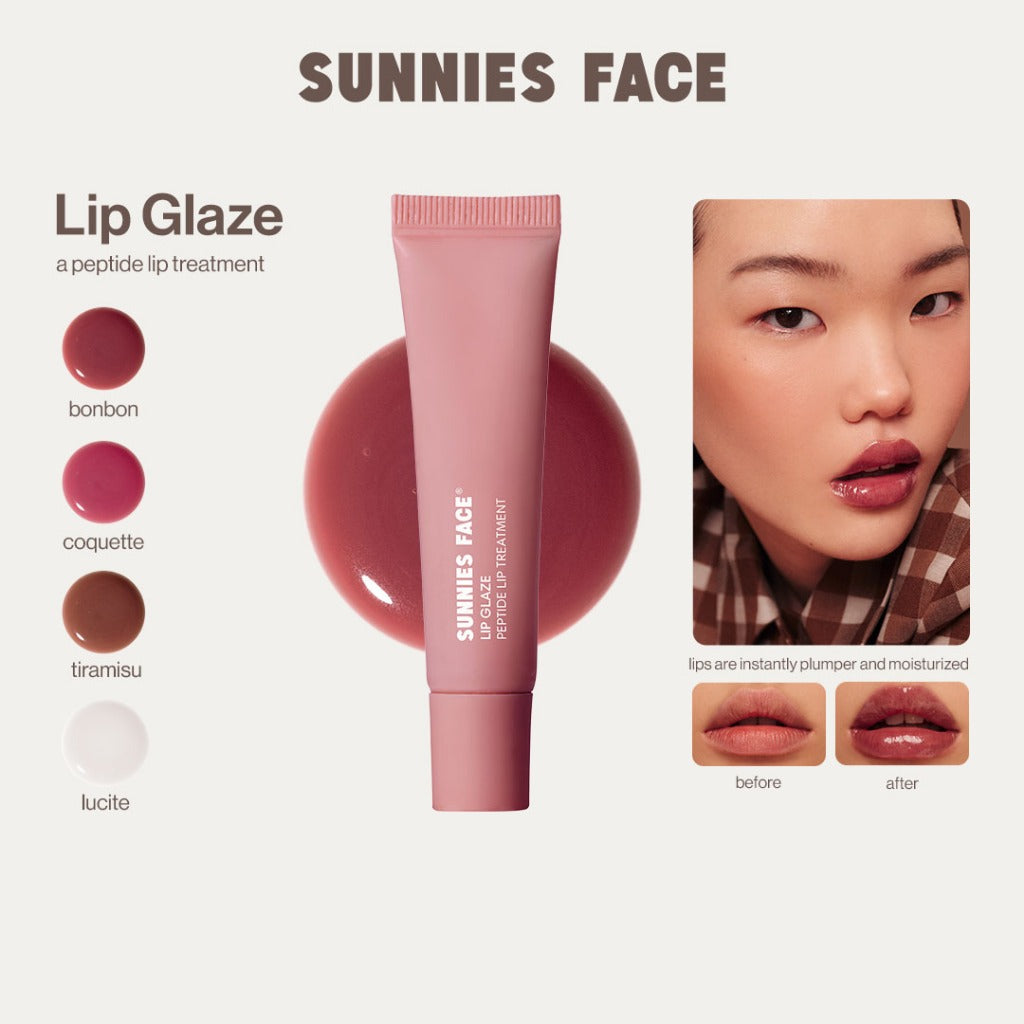 Sunnies Face Lip Glaze - Tiramisu (Warm Brown)