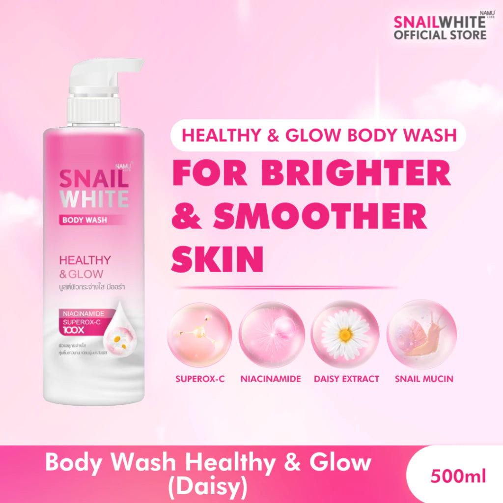 SNAILWHITE Body Wash Healthy & Glow Daisy 500ml