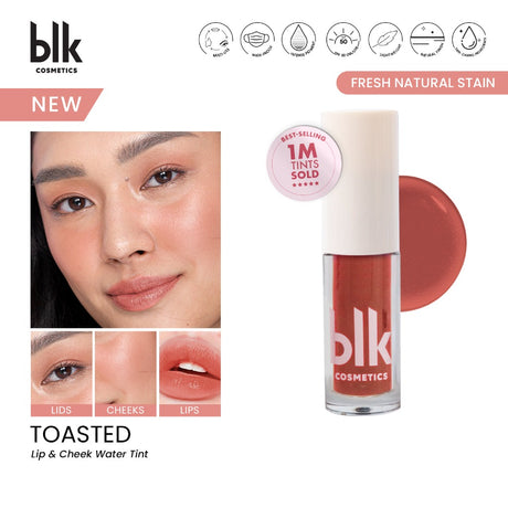 blk Cosmetics Lip And Cheek Water Tint (Toasted) - NEW