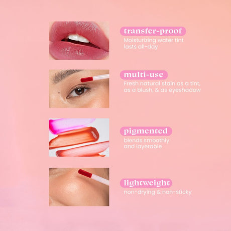 blk Cosmetics Lip And Cheek Water Tint (Strawberry) - NEW