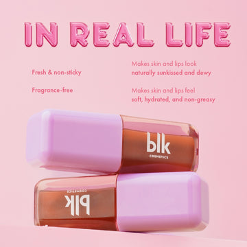 blk Cosmetics Fresh Color Adapting Lip And Cheek Oil - Sunkissed