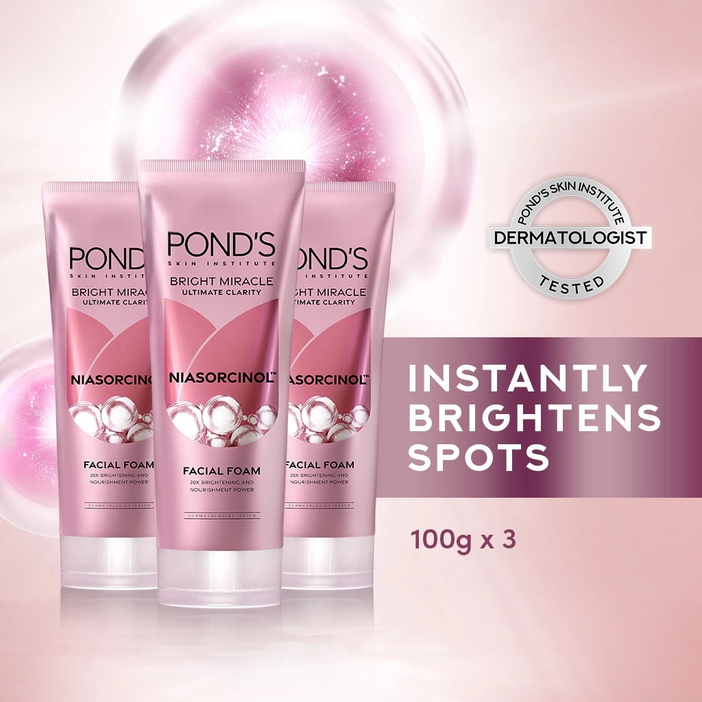 Pond's Bright Miracle Ultimate Clarity Facial Wash 100g