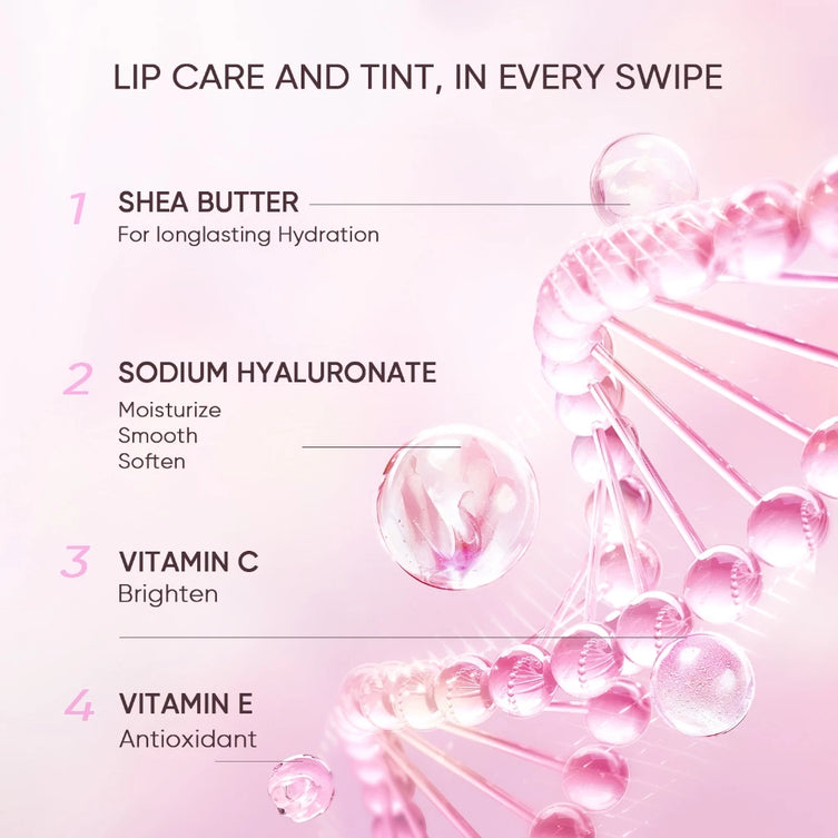 Skintific Peptide Brightening Lip Serum 6.5ml - Pink Berry