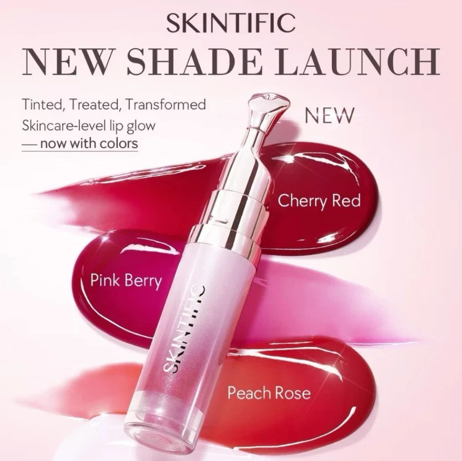 Skintific Peptide Brightening Lip Serum 6.5ml - Cherry Red