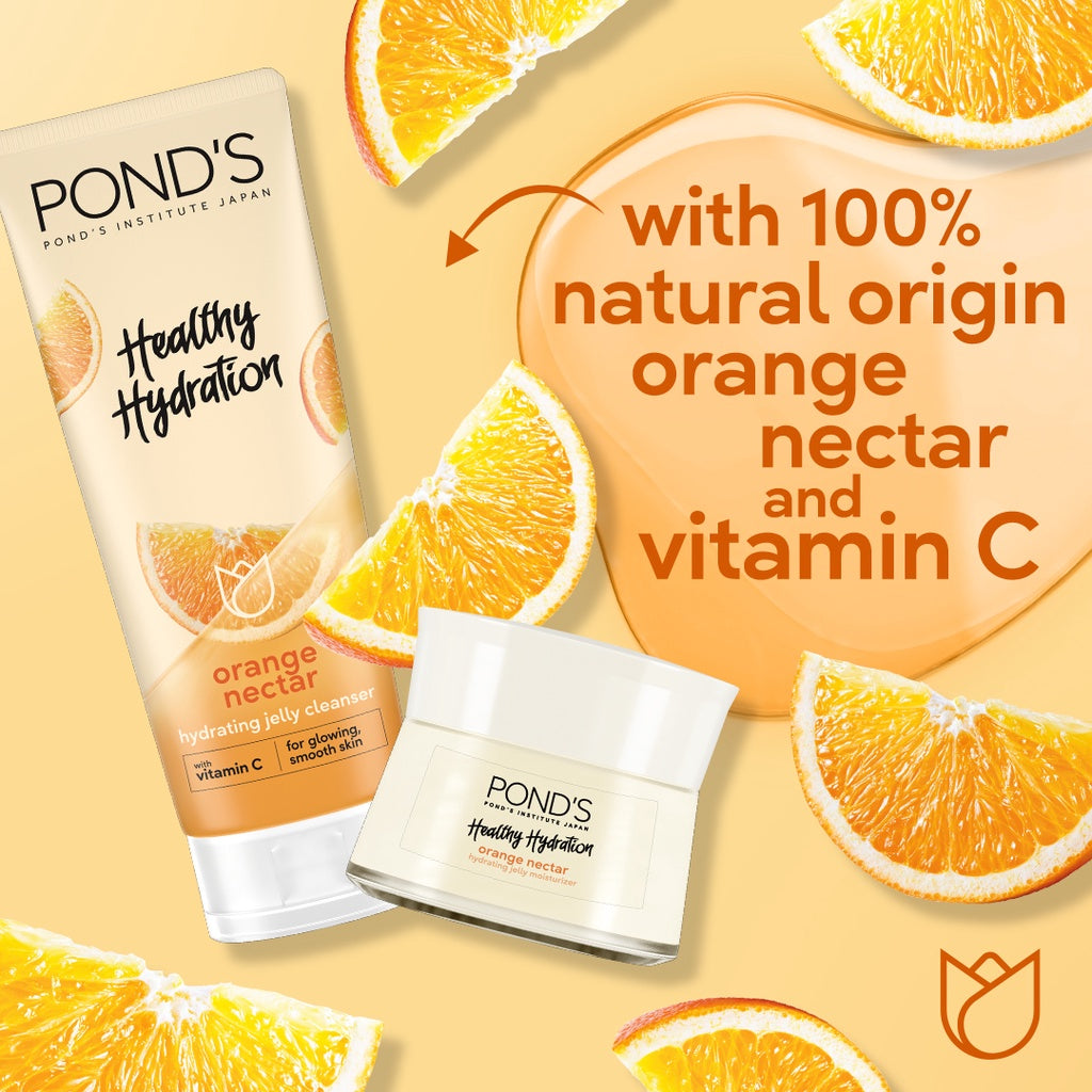 Pond's Healthy Hydration Orange Nectar Hydrating Jelly Cleanser 100g