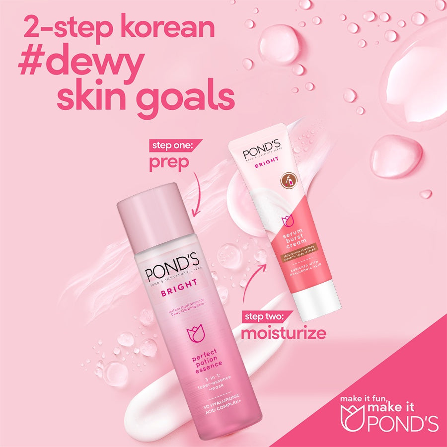 Pond's Bright Beauty Serum Burst Cream Skin 20g