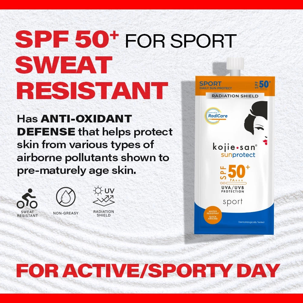 Kojie San Sun Protect SPF50 PA++ Sport Sachet 15g