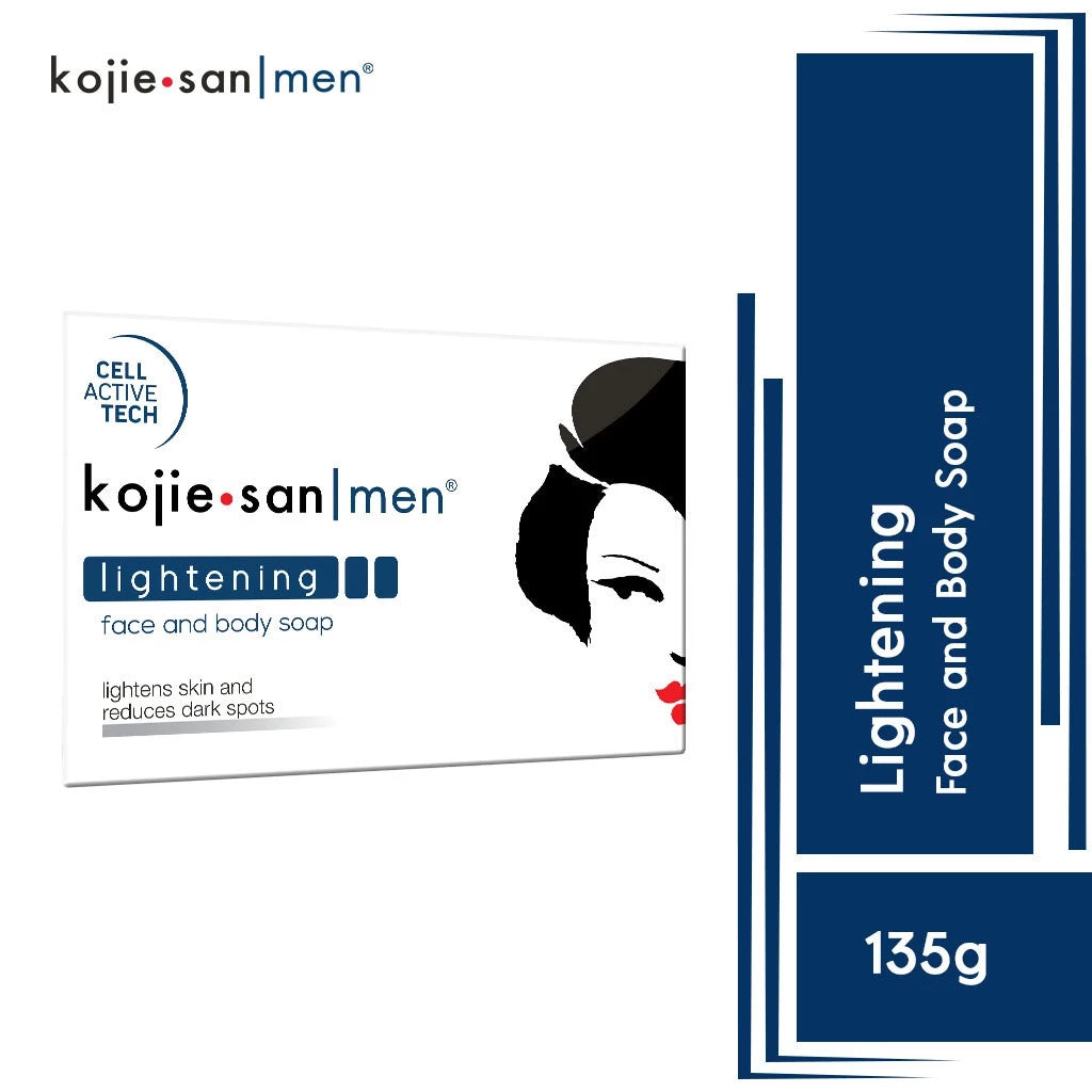Kojie San Men Lightening Face and Body Soap 135g