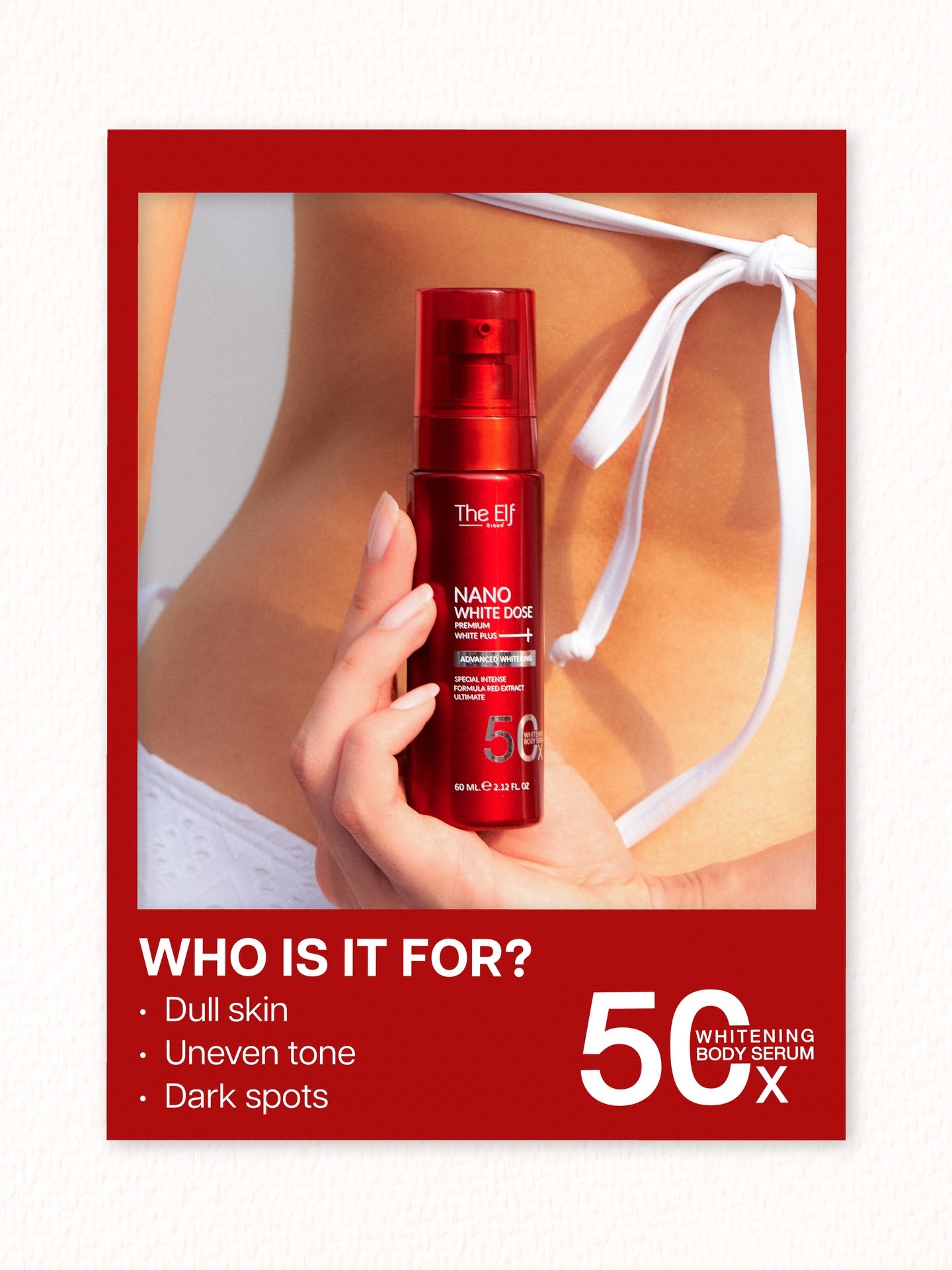 The Elf Nano White Dose Premium White Plus Body Serum 60ml