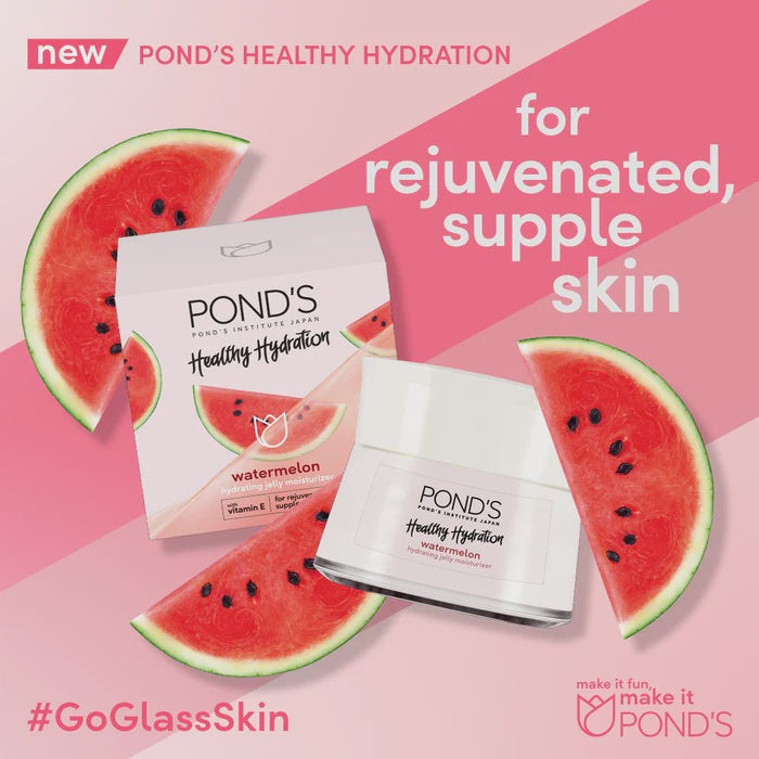 Pond's Healthy Hydration Watermelon Jelly Moisturizer 50g