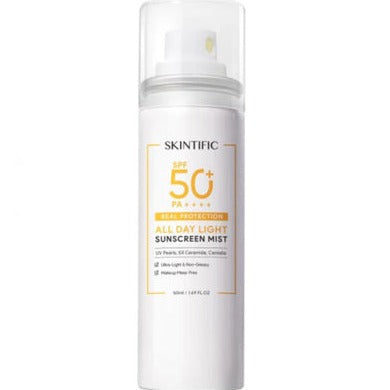 Skintific All Day Light Sunscreen Mist SPF50 PA++ 50mL