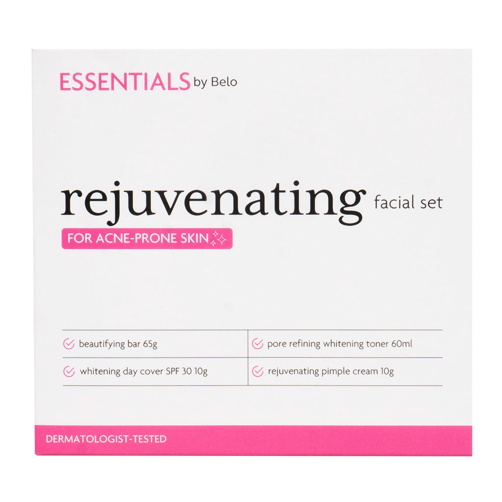 Essentials By Belo Rejuvenating Facial Set (For Acne Prone Skin)