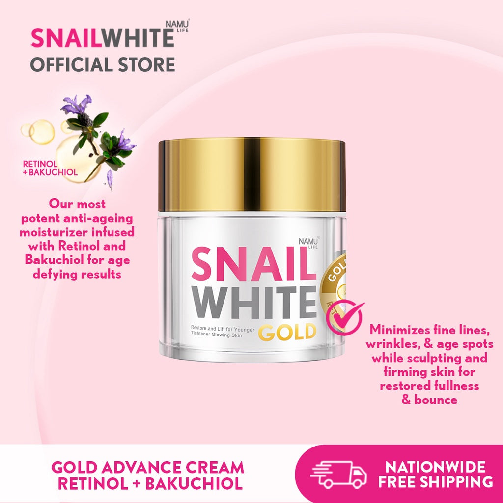 SNAILWHITE Gold Advanced Cream with Retinol + Bakuchiol 50ml