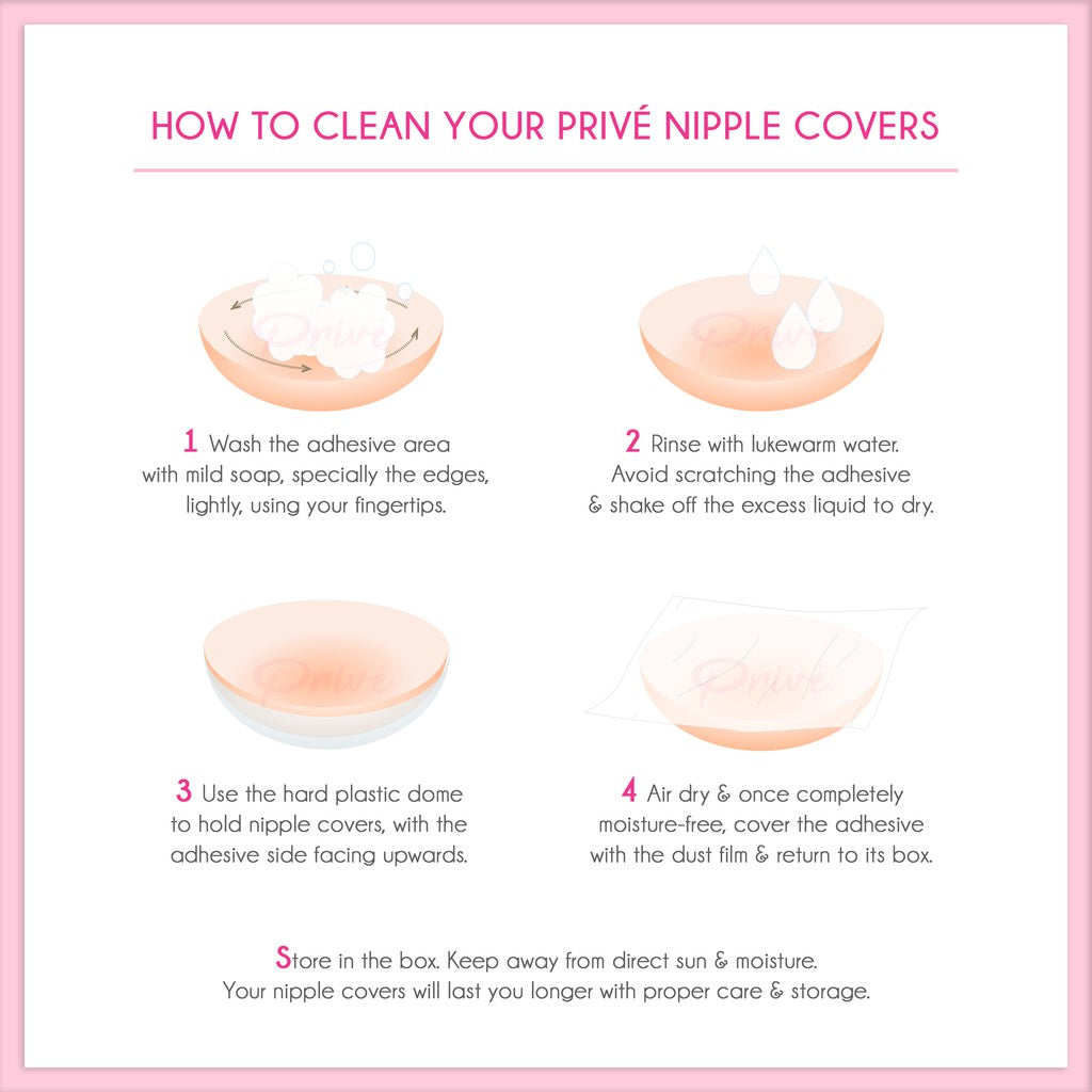 Privé Seamless Nipple Cover (Cream)