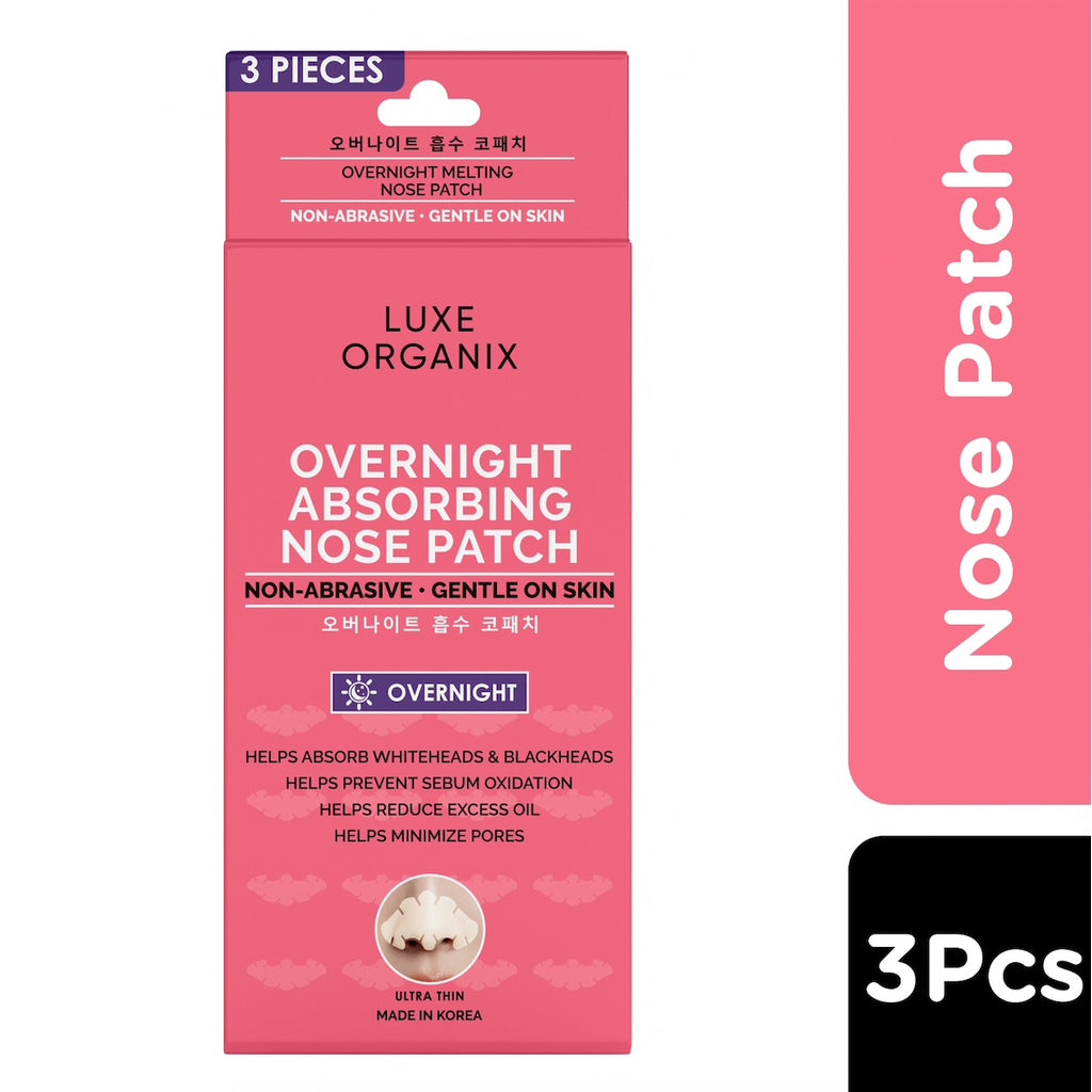 Luxe Organix Hydrocolloid Overnight Absorbing Nose Patch 3s
