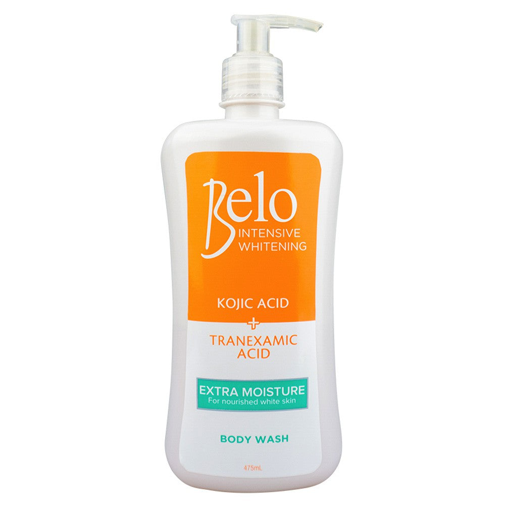 Belo Essentials Intensive Whitening Kojic Acid + Tranexamic Acid Extra Moisture Body Wash 475ml