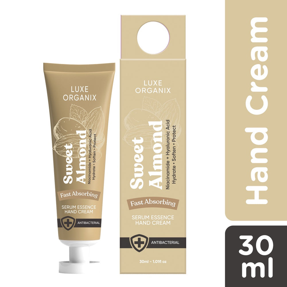 Luxe Organix Sweet Almond Serum Essence Hand Cream 30ml