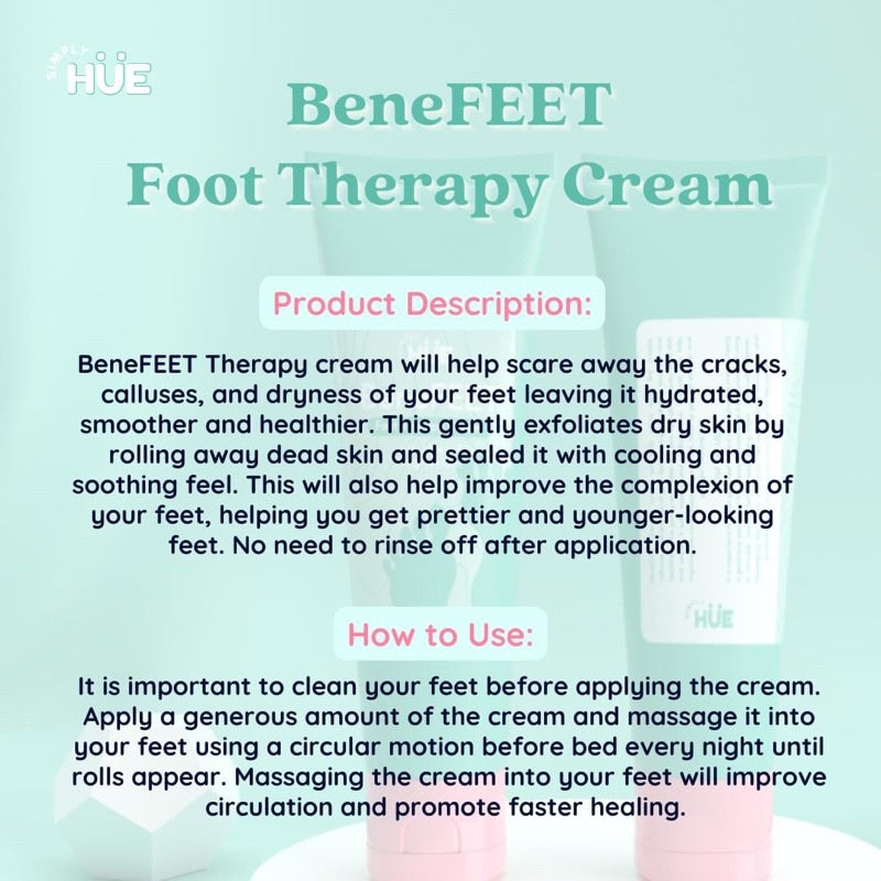 Simply HUE BeneFEET Foot Theraphy Cream 100ml