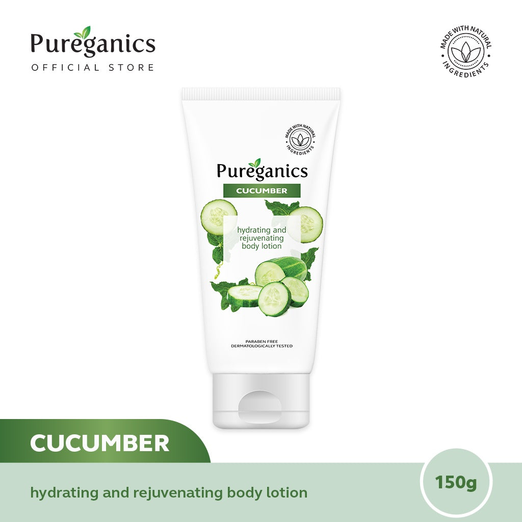 Pureganics Cucumber Hydrating and Rejuvenating Body Lotion 150g
