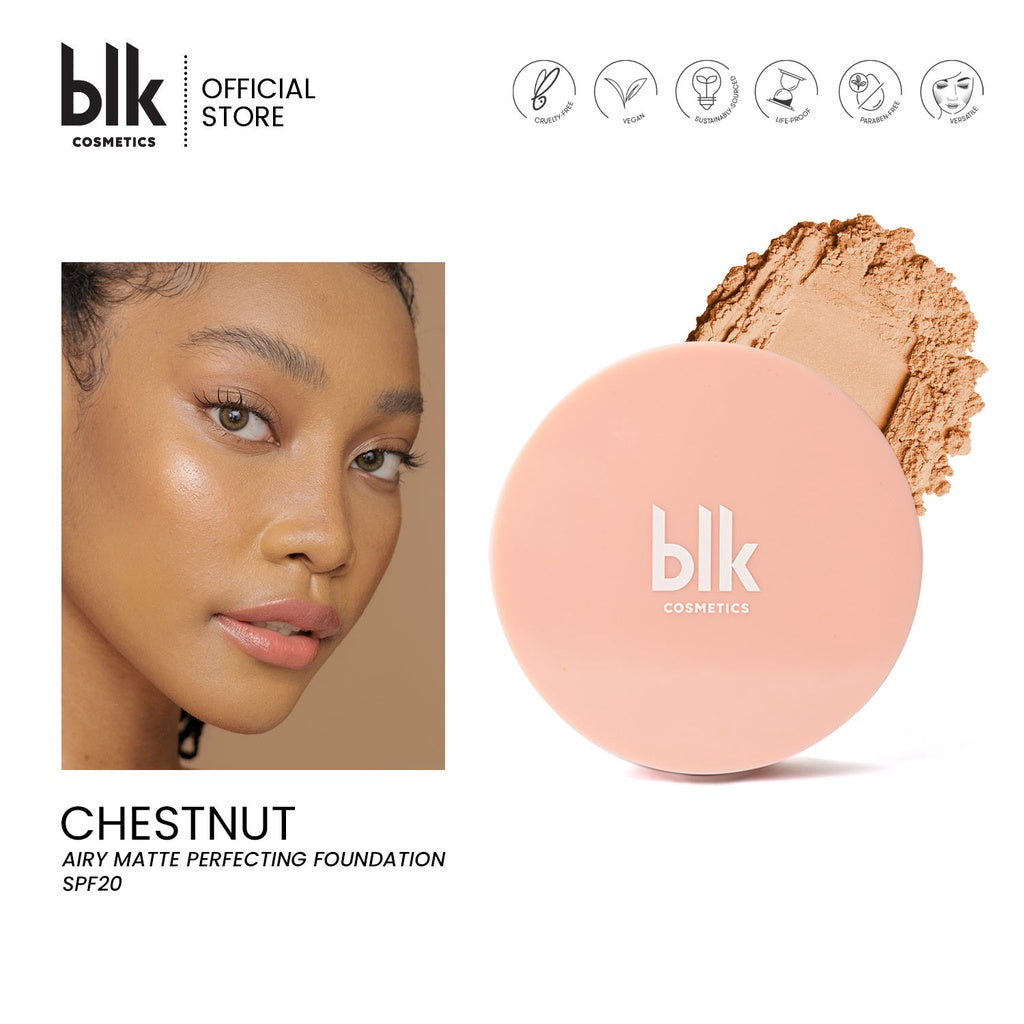 blk Cosmetics Airy Matte Perfecting Foundation SPF20 (Chestnut)